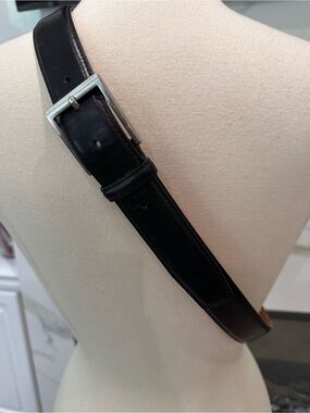 Magnanni black Leather Men’s Belt - size 42
